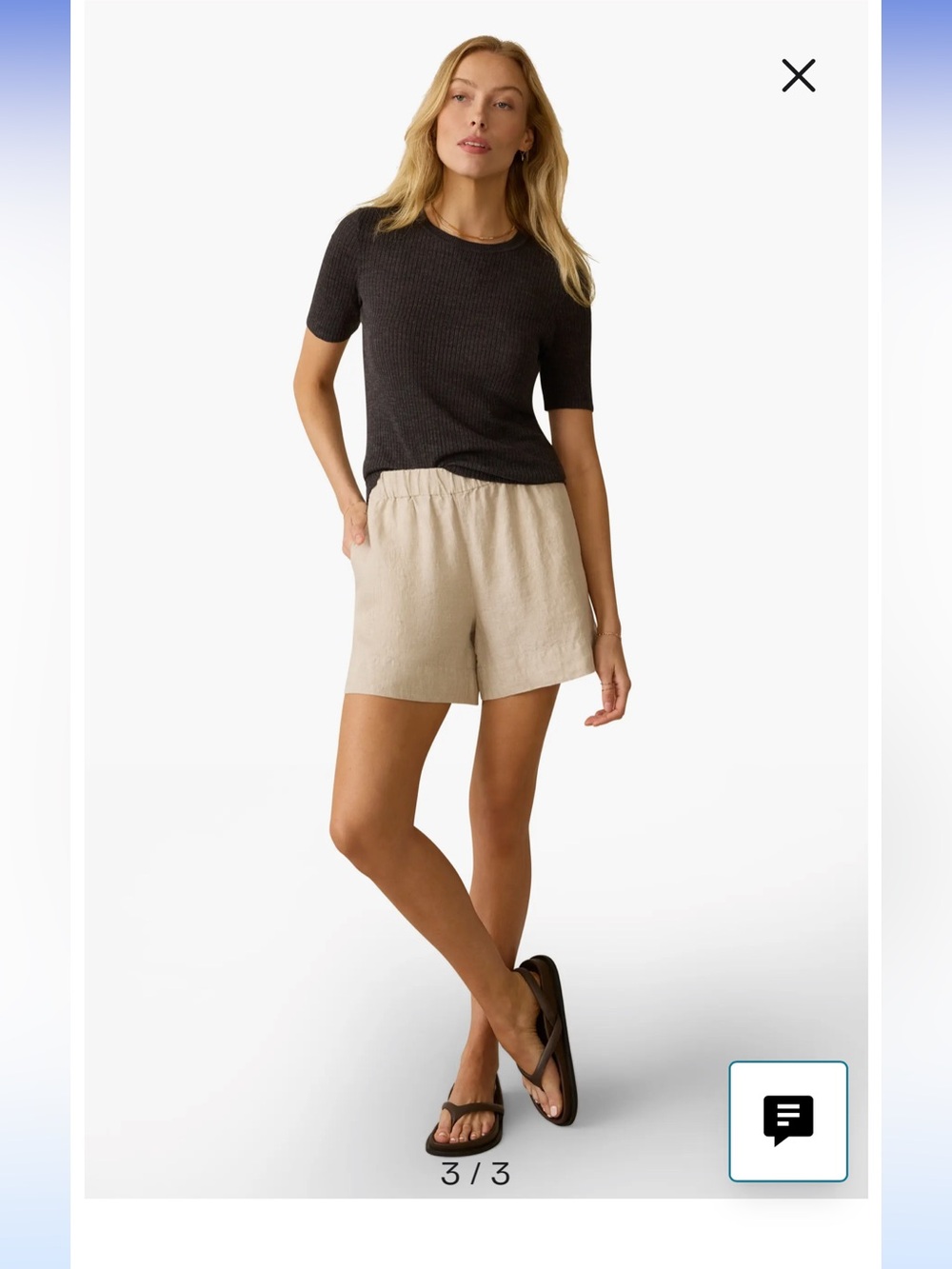Faherty Laguna Bayview linen shorts - Picture 6 of 6
